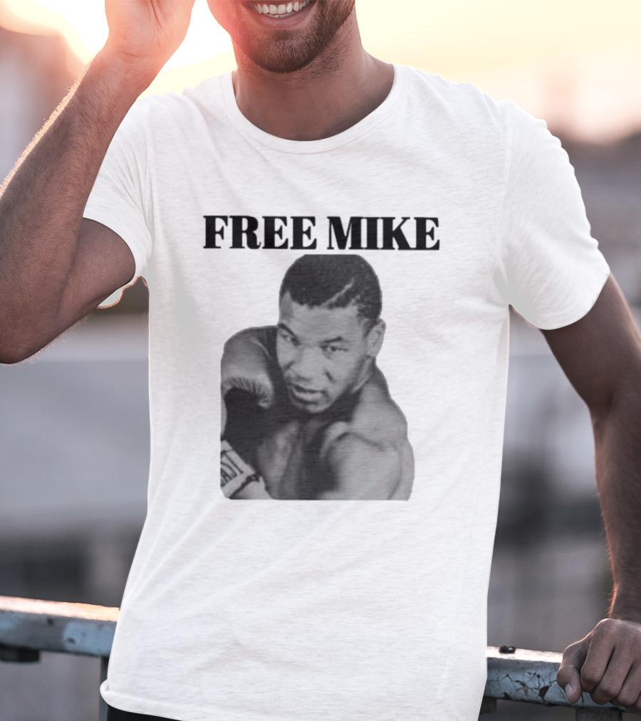Free Mike Tyson Boxing Legend Image T-Shirt