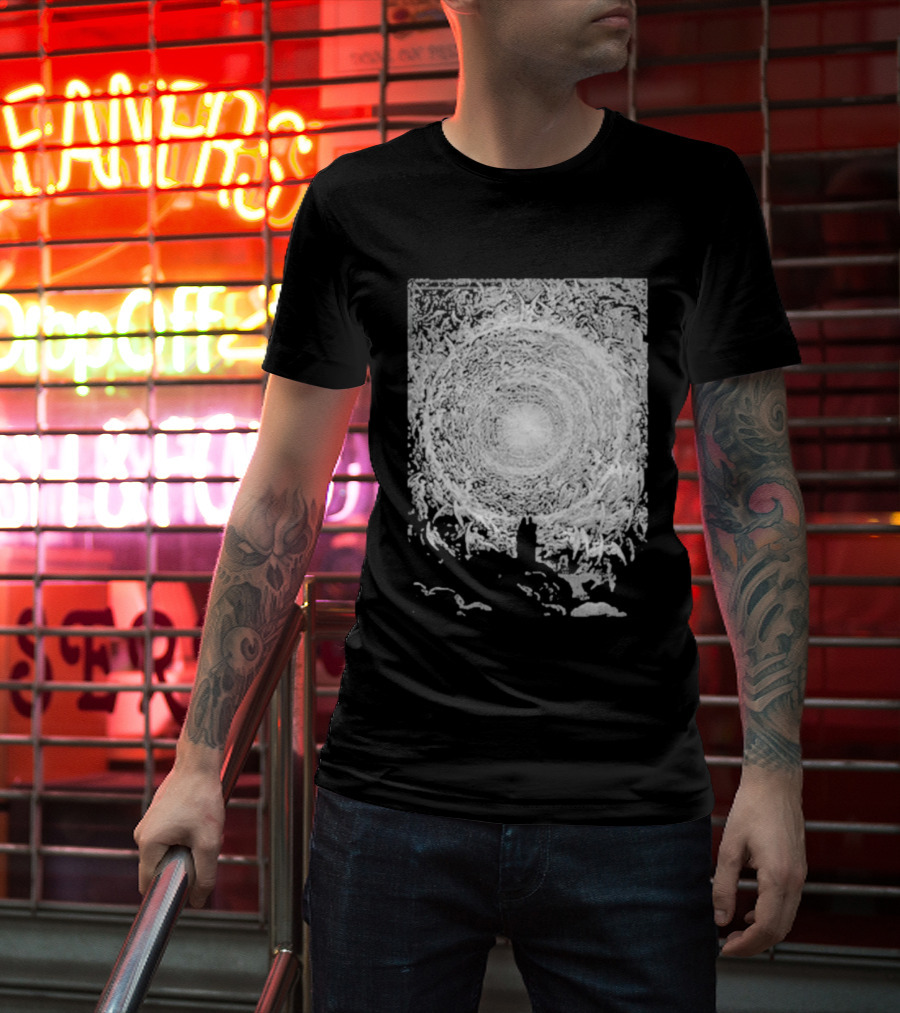 Zheani Worship The Spiritual Meat Grinder Celestial Swirling Vortex T-Shirt