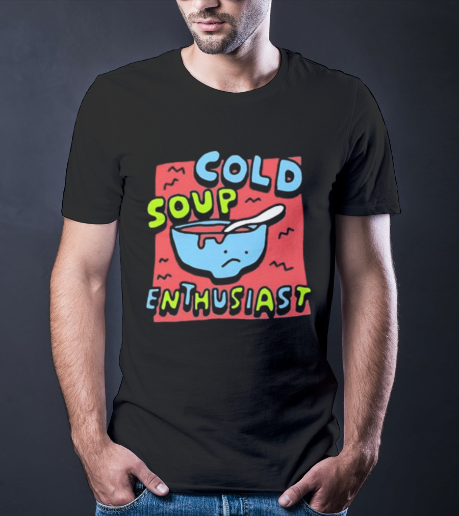 Zoe Bread Cold Soup Enthusiast Retro Gazpacho Vibes T-Shirt