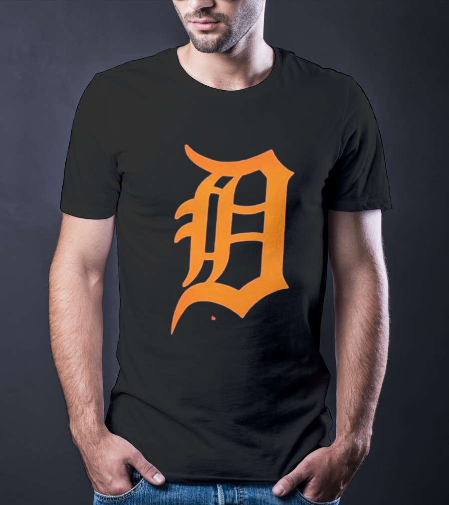 Detroit Tigers Big And Tall #1 Dad T-Shirt