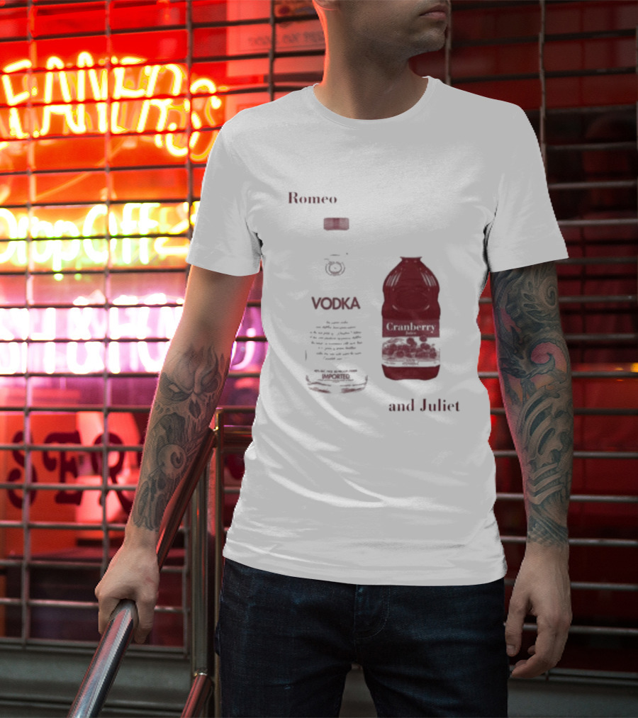 Romeo Vodka And Juliet Cranberry T-Shirt