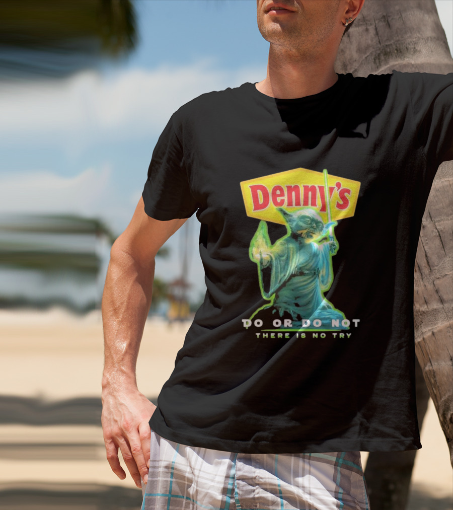 Yoda Star Wars Denny’s Do Or Do Not There Is No Try T-Shirt