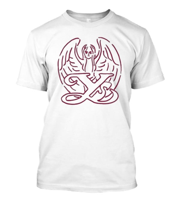Ys Hand Drawn Winged Goddess T-Shirt