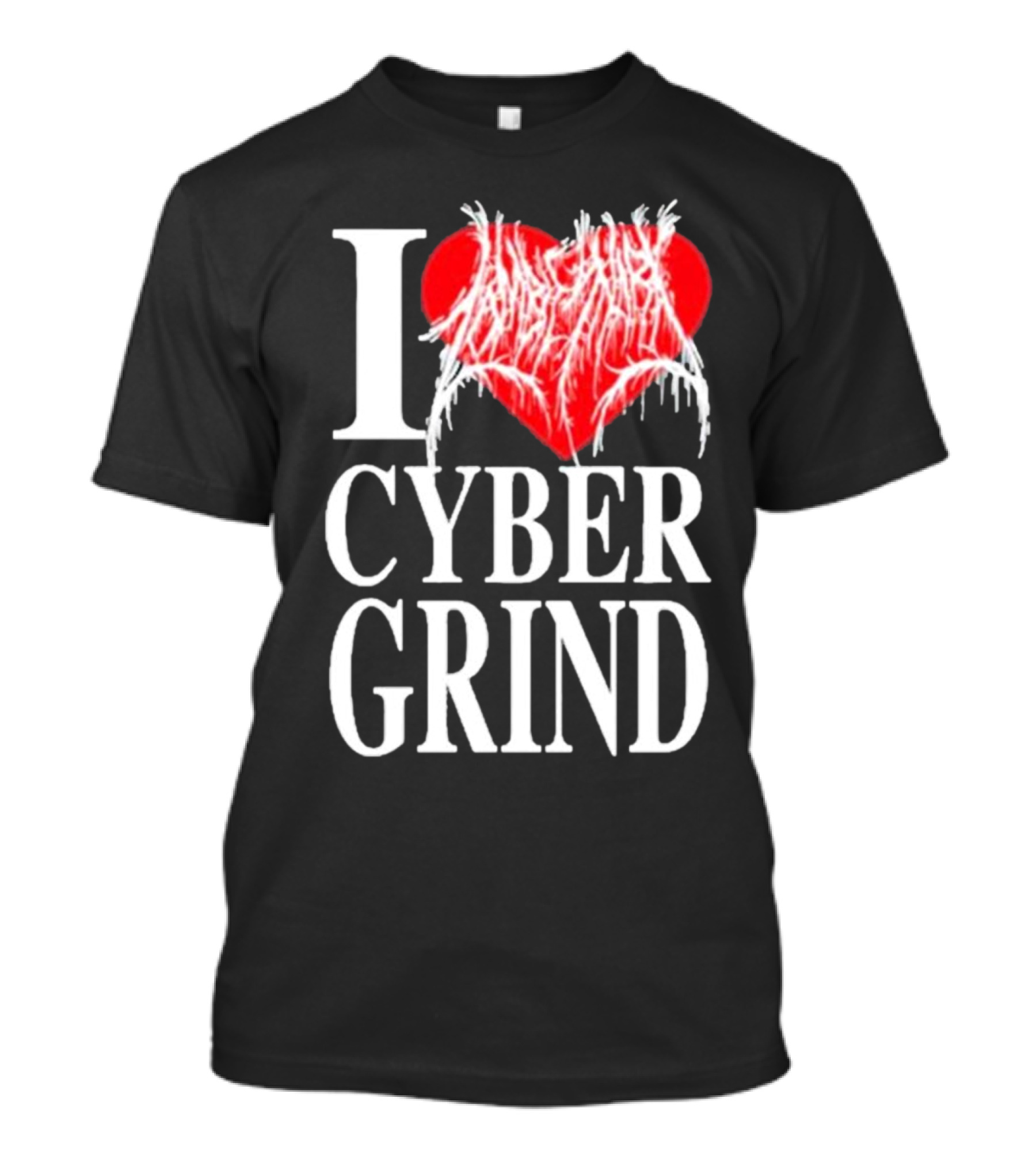 I Love Zombieshark Cybergrind T-Shirt