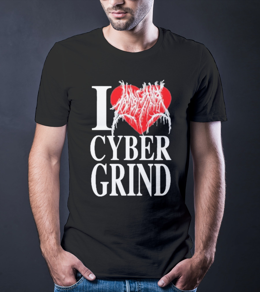 I Love Zombieshark Cybergrind T-Shirt