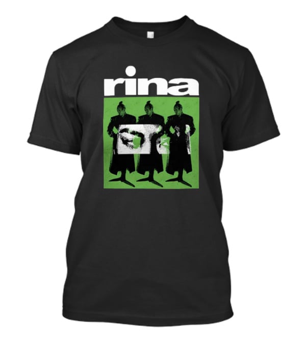 Rina Sawayama Triple Silhouette Black And Green T-Shirt