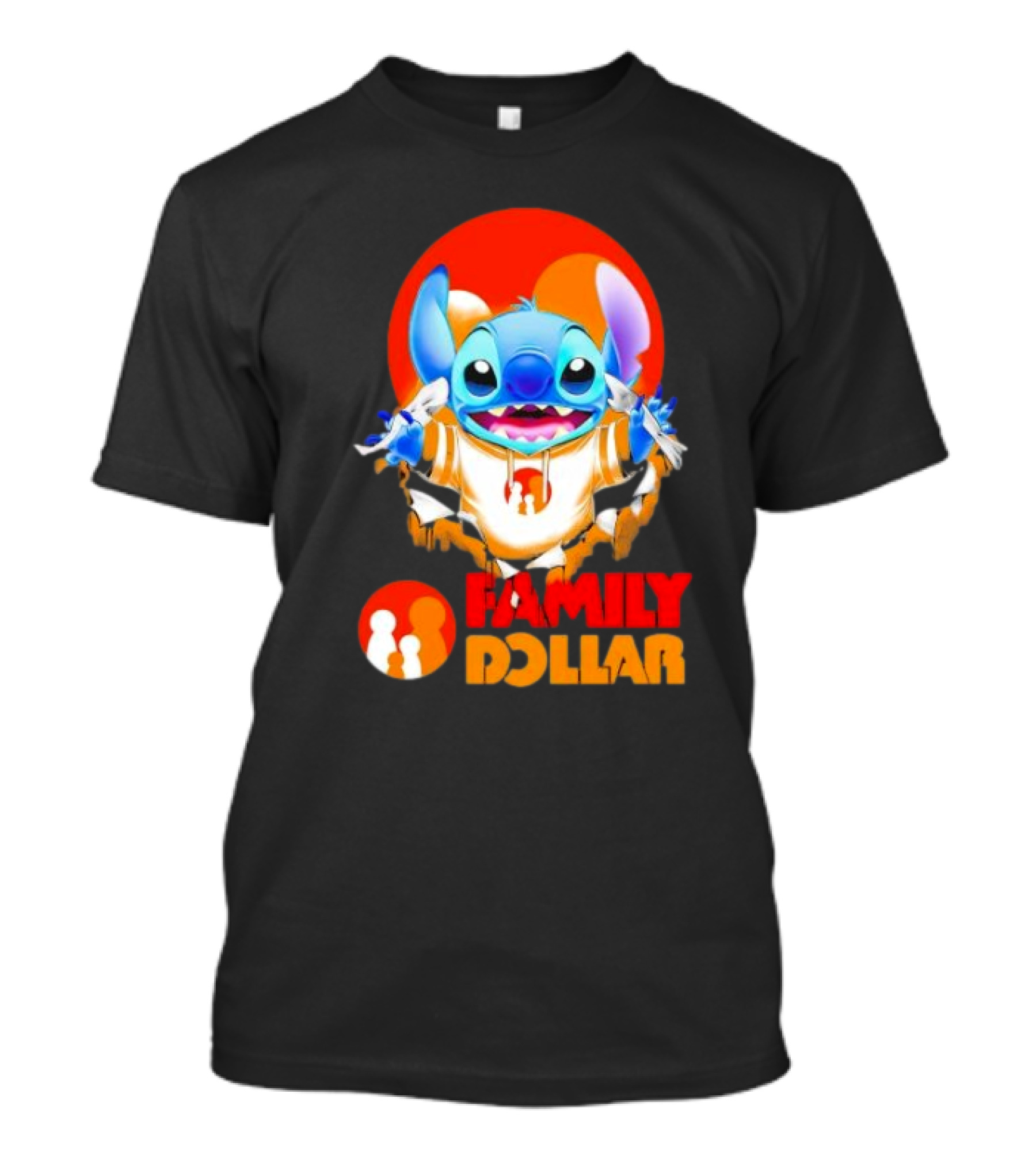 Stitch Family Dollar Logo Remix T-Shirt