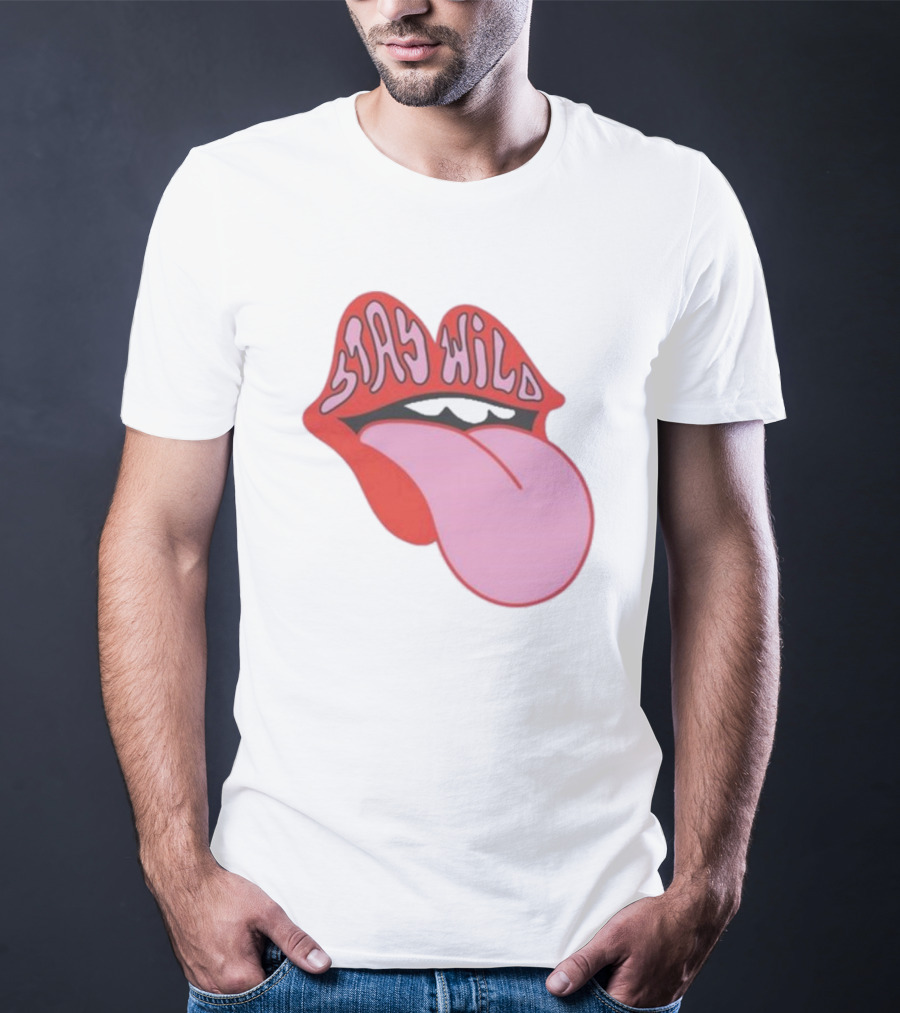 Stay Wild Lips Tongue T-Shirt