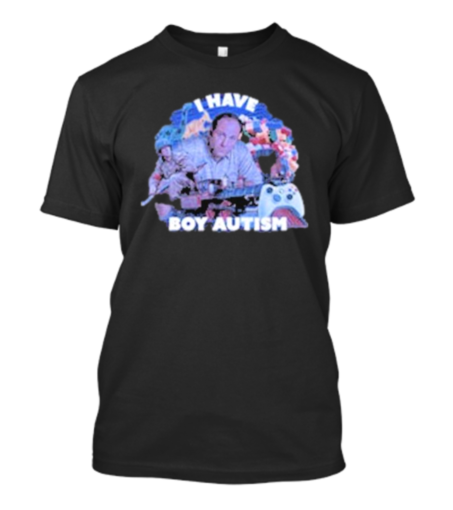 I HAVE BOY AUTISM Gaming Blocks And Toys T-Shirt