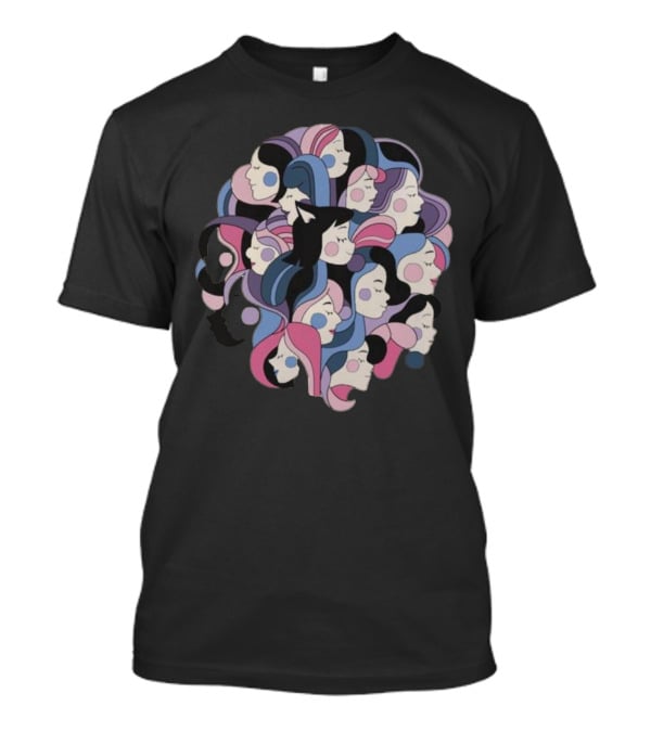 Women’s Day Mewtripled Multicolored T-Shirt