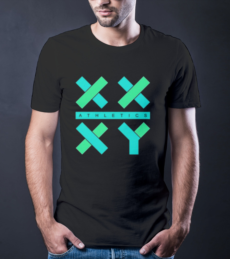 Xx Xy Athletics Neon Geometric T-Shirt
