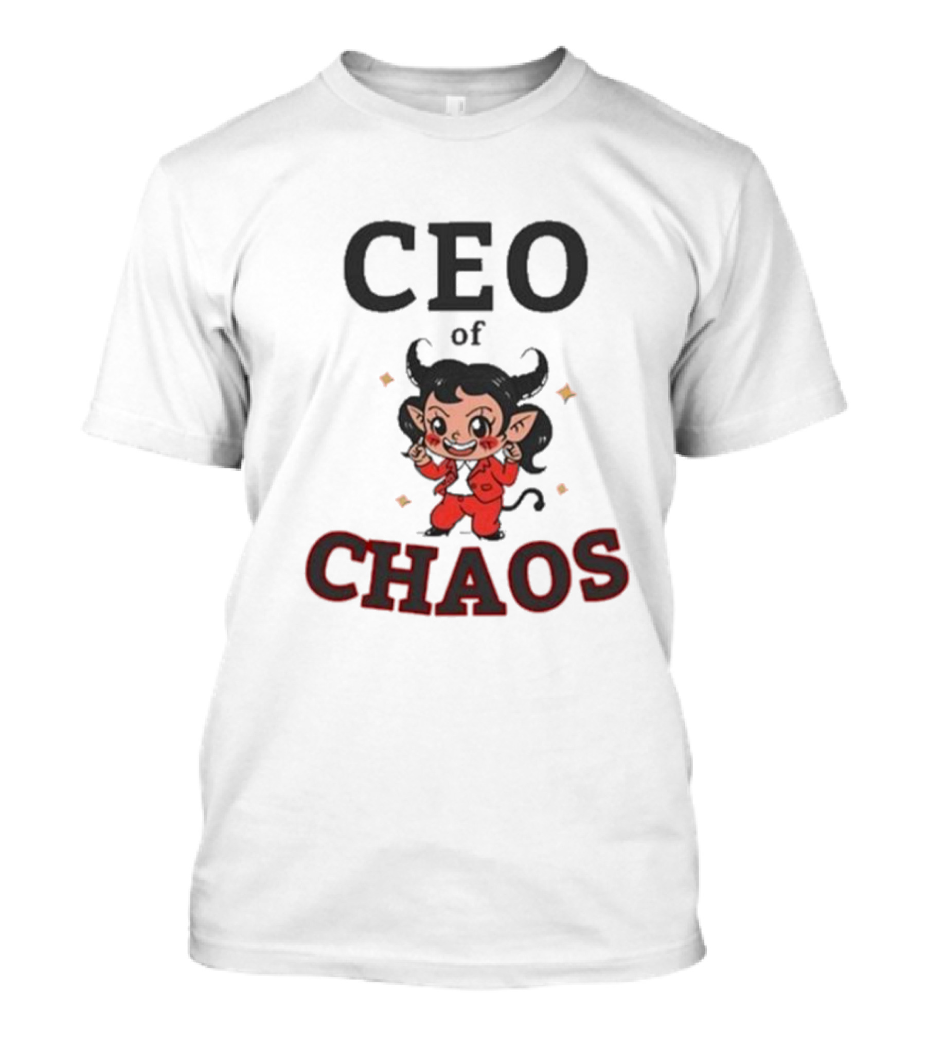 CEO Of Chaos Firepetalsco Little Devil Character T-Shirt