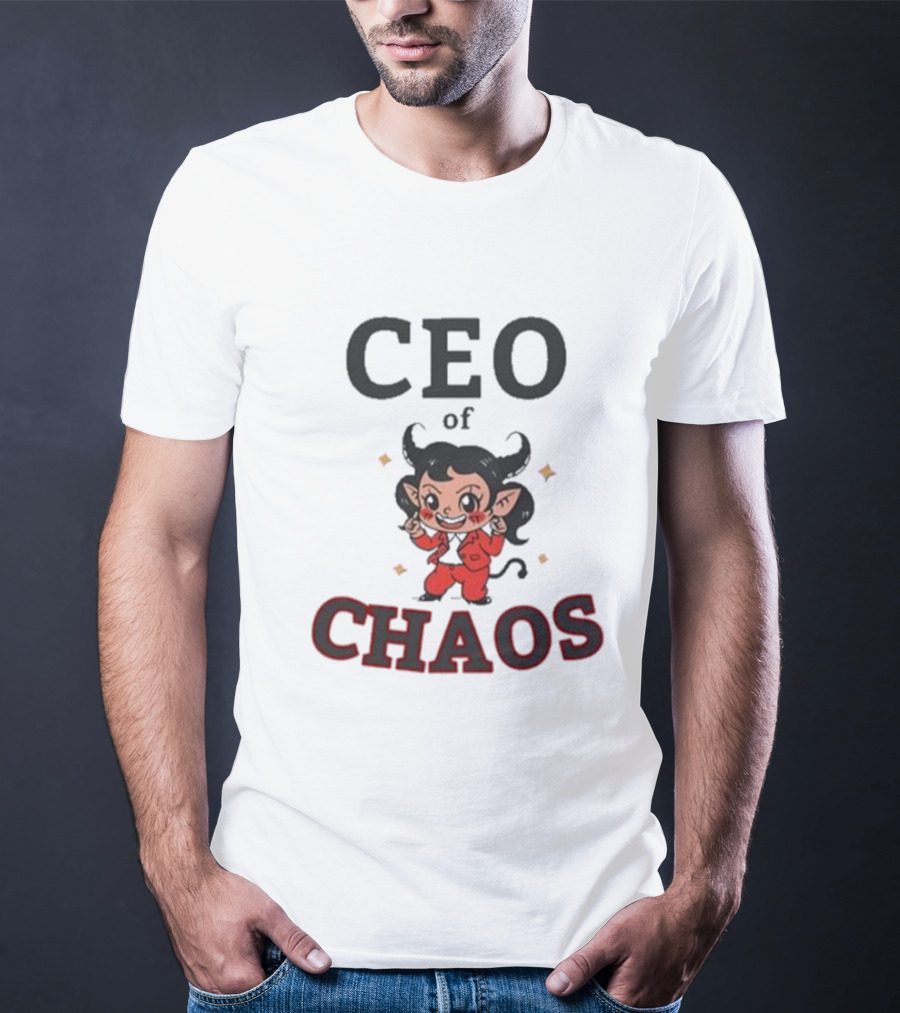 CEO Of Chaos Firepetalsco Little Devil Character T-Shirt