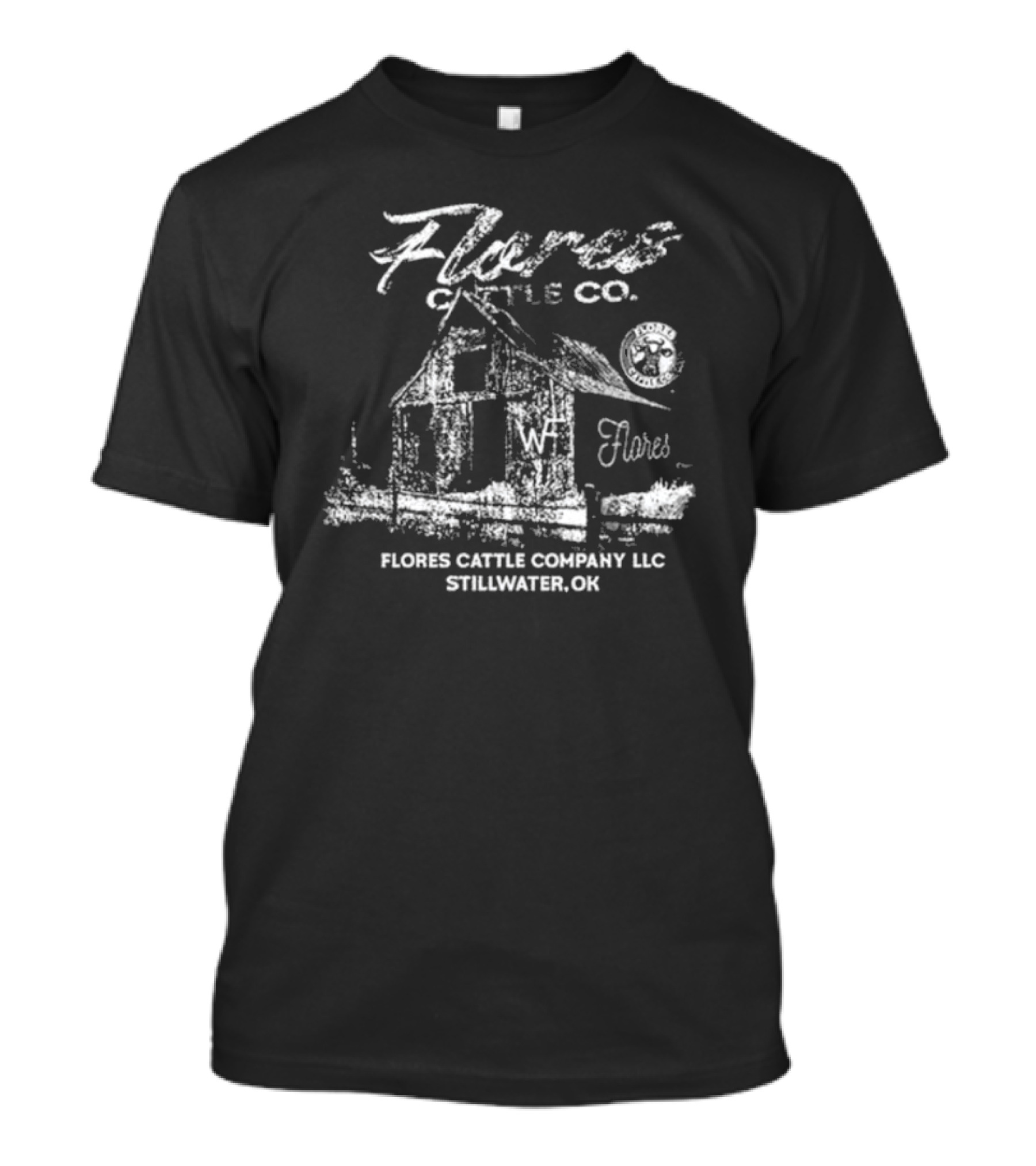 Flores Cattle Company LLC Stillwater OK Wyatt Flores T-Shirt