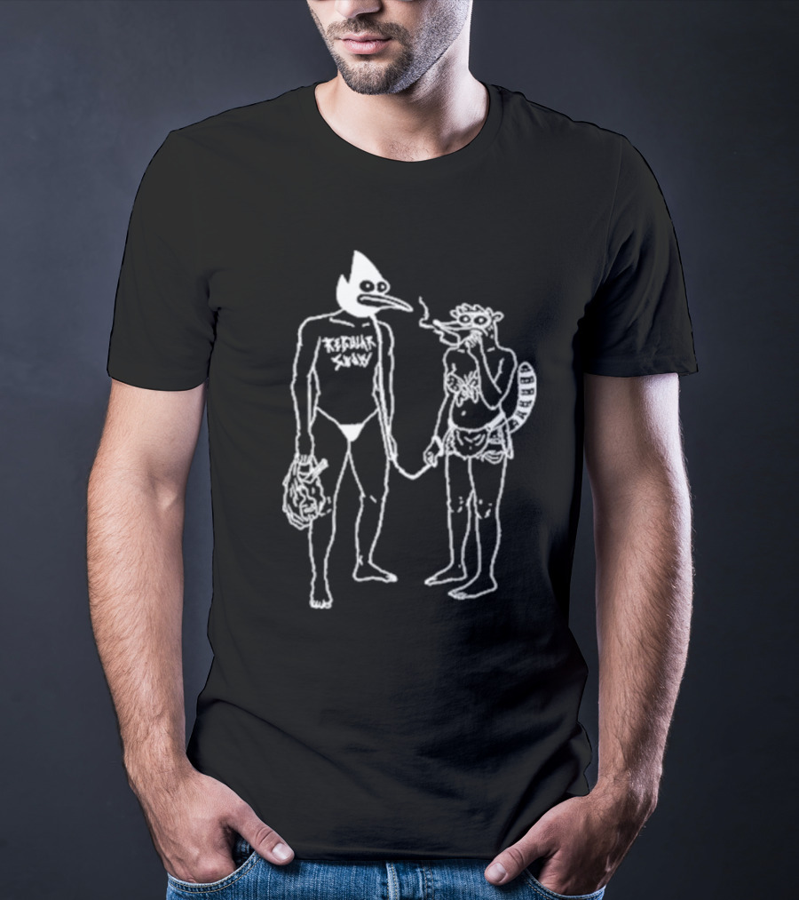 Death Grips Regular Show Sketch Money Store Fusion T-Shirt