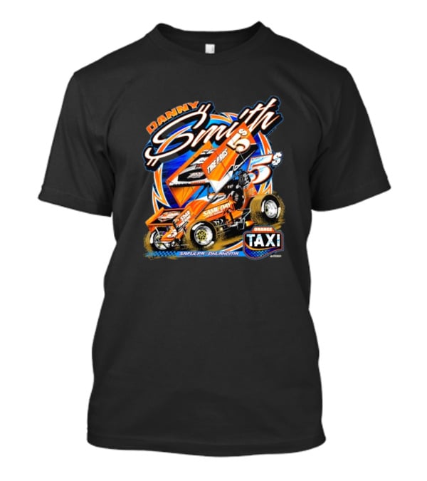 Danny Smith Tire Pros Same Day Sapulpa Oklahoma Orange Taxi Racing 5 T-Shirt