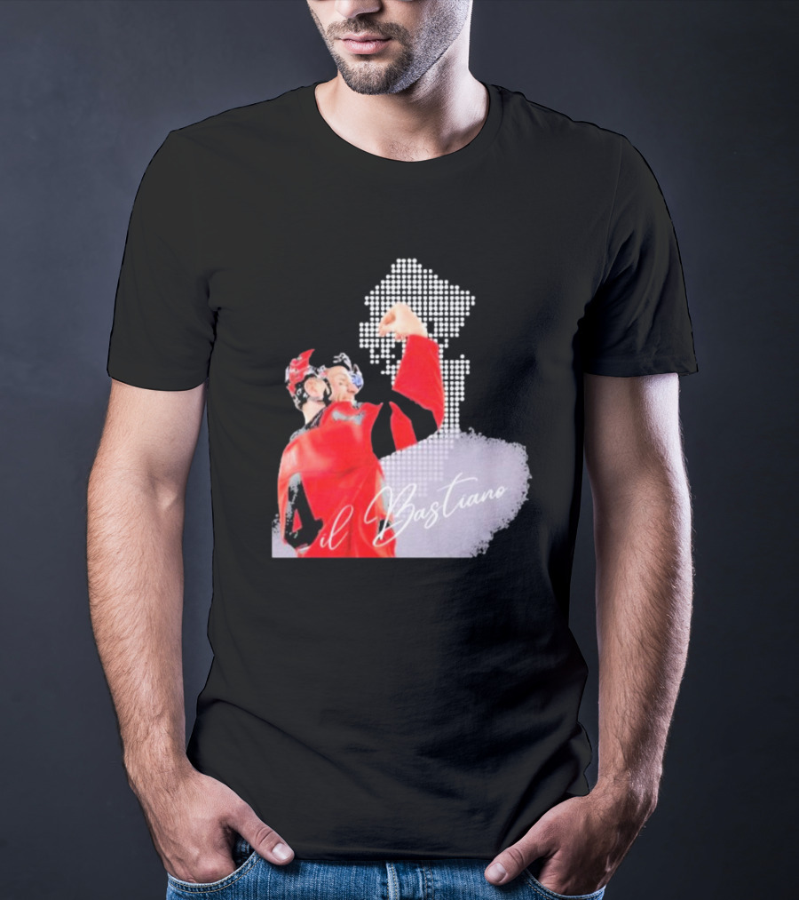 Il Bastiano Number 4 Hockey Celebration Signature T-Shirt