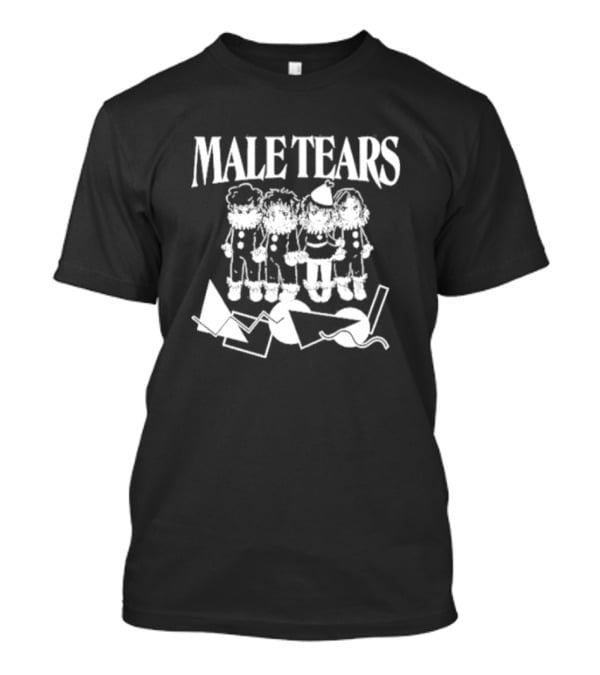 Male Tears Clown Babies With Geometric Shapes T-Shirt