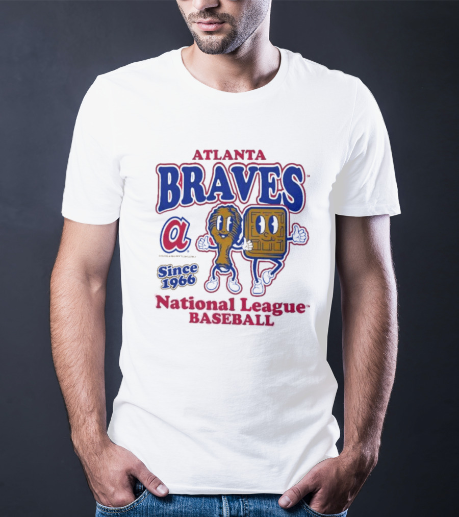 Atlanta Braves National League Baseball Since 1966 Cooperstown Collection Food Concessions T-Shirt