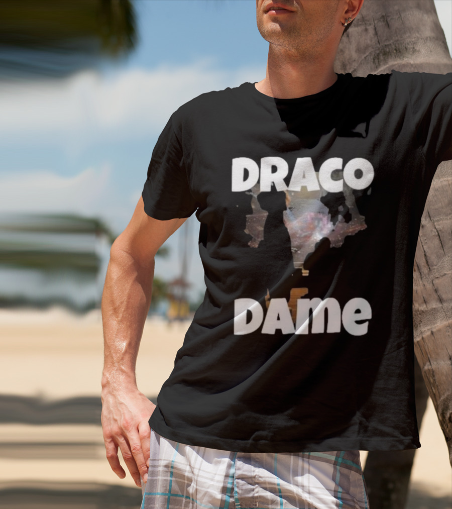 Draco Dame Basketball Arena Silhouette Scene T-Shirt