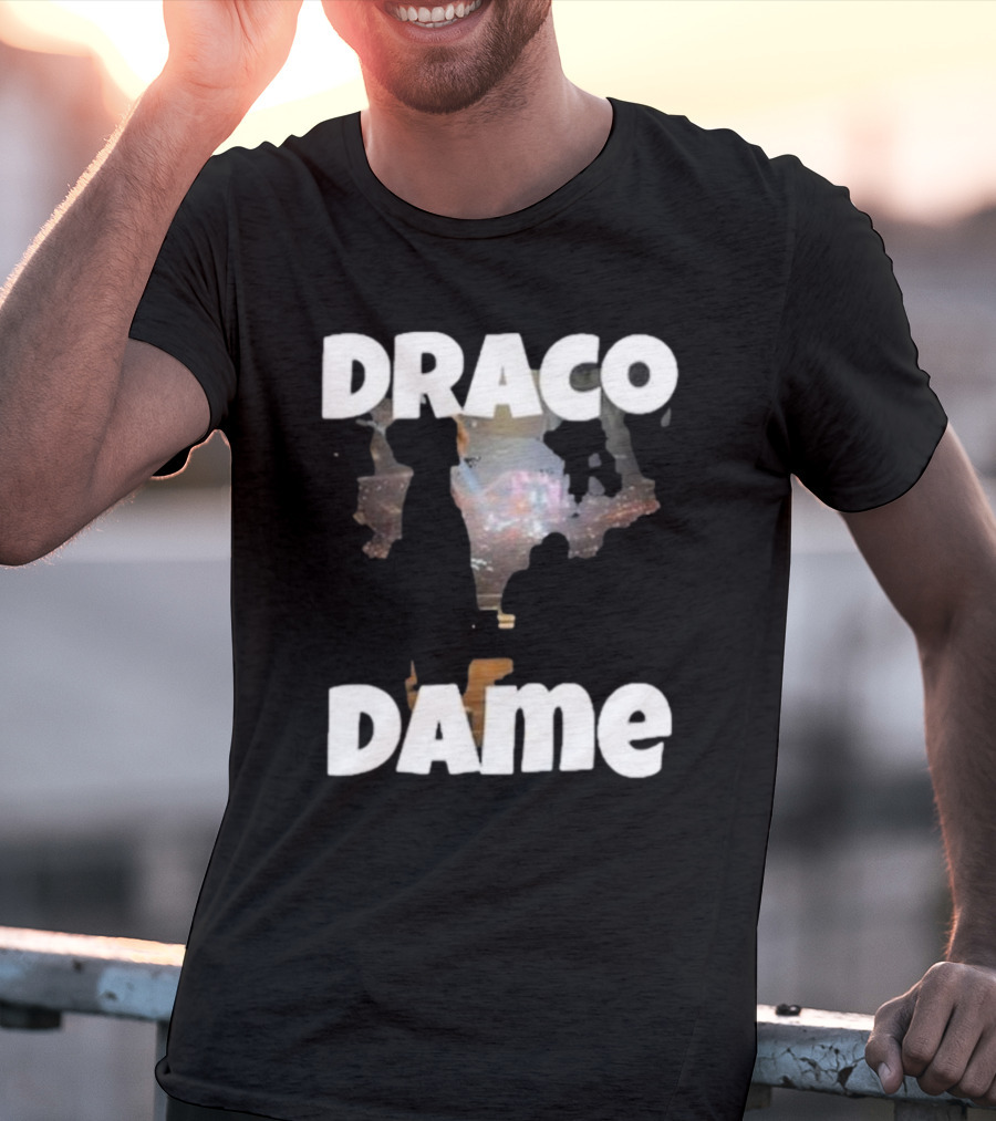Draco Dame Basketball Arena Silhouette Scene T-Shirt