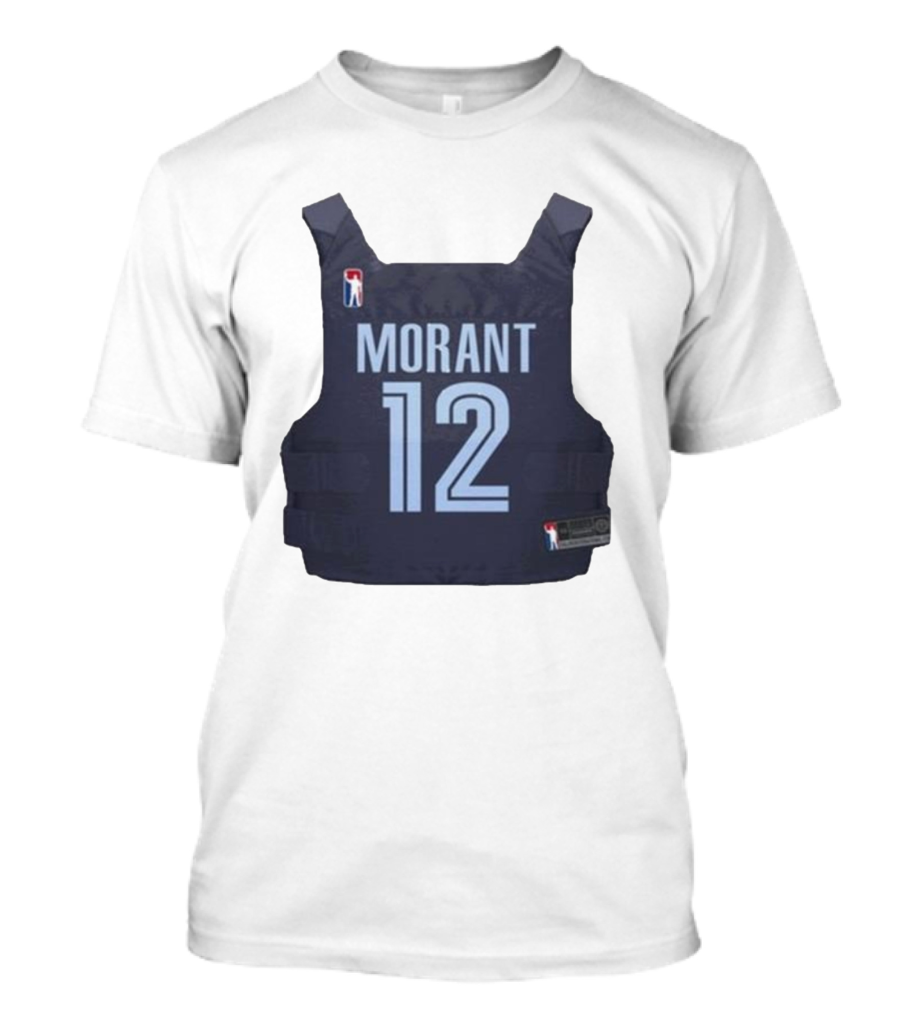 Morant 12 Bulletproof Vest Jersey NBA T-Shirt