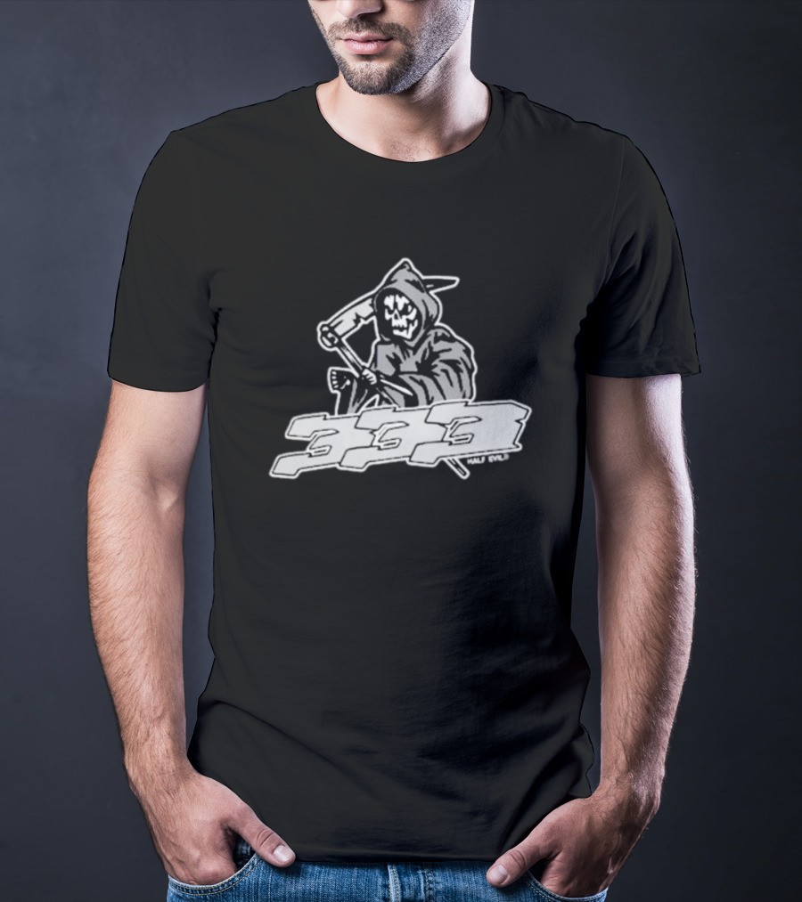 Hockey Reaper 333 Half Evil T-Shirt