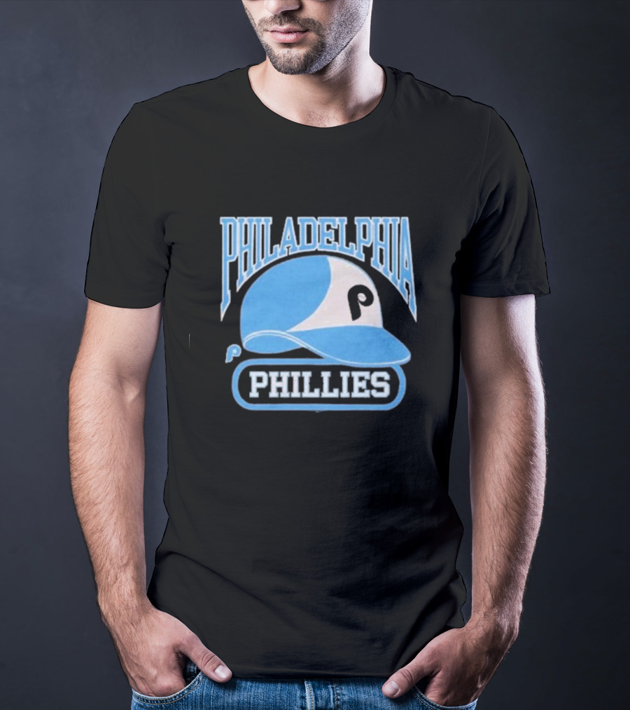 Philadelphia Phillies Blue Helmet Logo T-Shirt