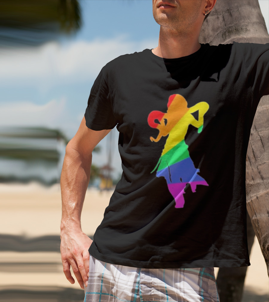 Abeardedhero Just Listen Rainbow T-Shirt