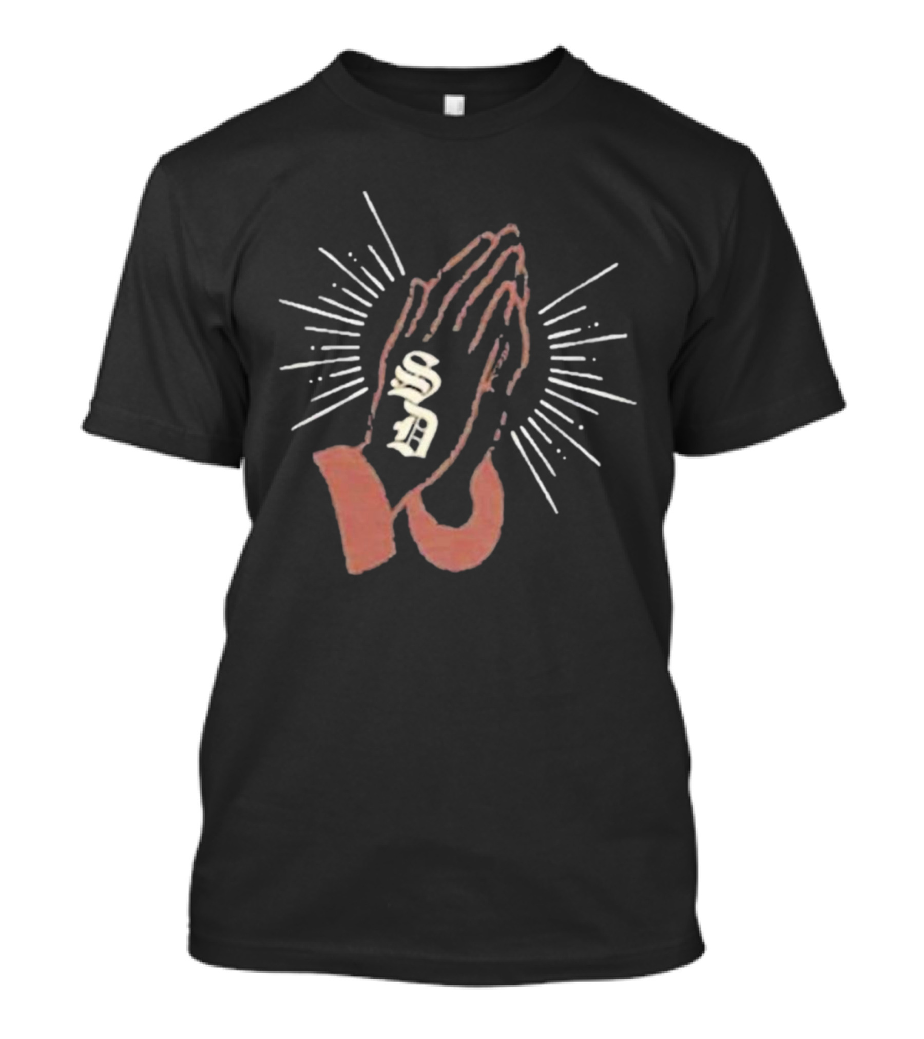 Keep The Faith San Diego Friars Baseball Club 1969 Praying Hands SD T-Shirt