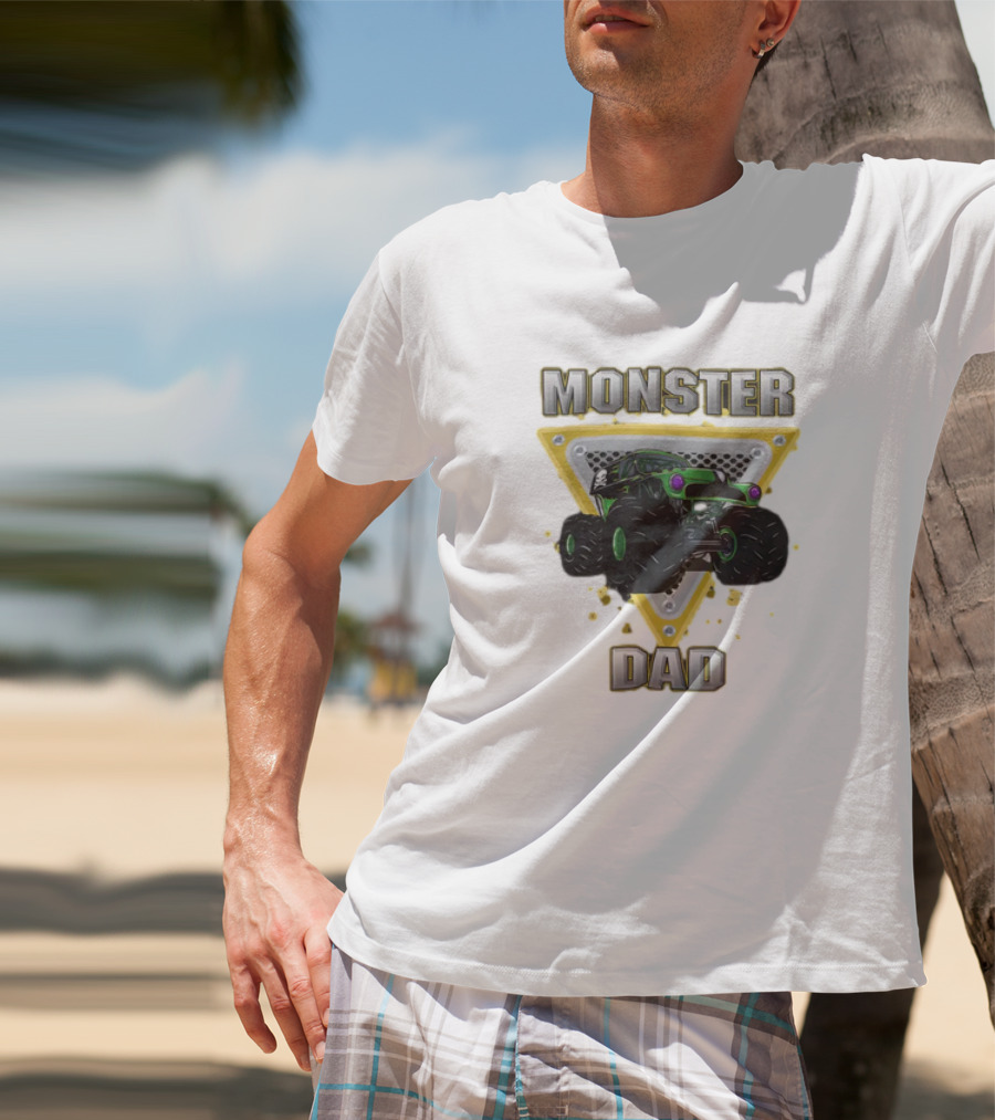 Monster Dad Monster Truck T-Shirt