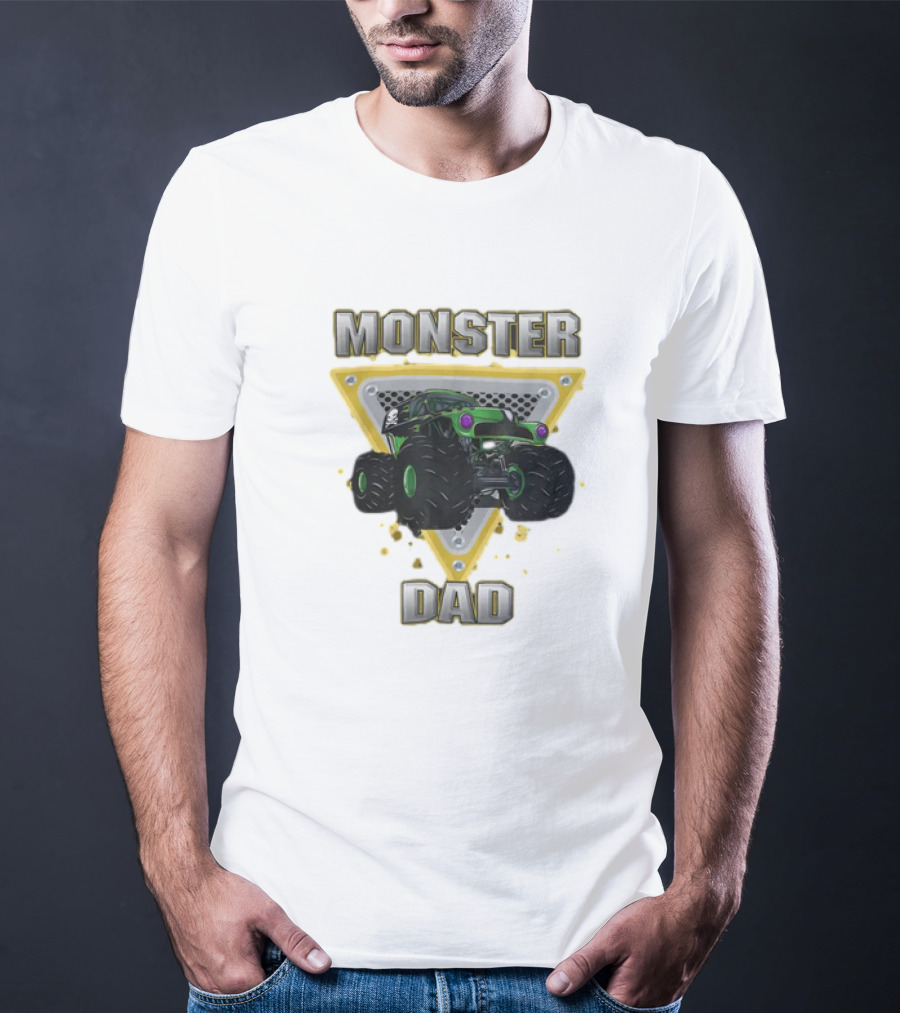 Monster Dad Monster Truck T-Shirt