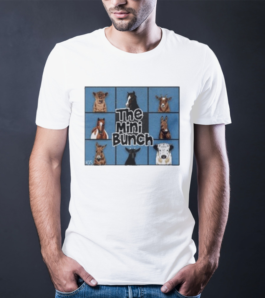 The Mini Bunch Nine Cartoon Animal Portraits T-Shirt