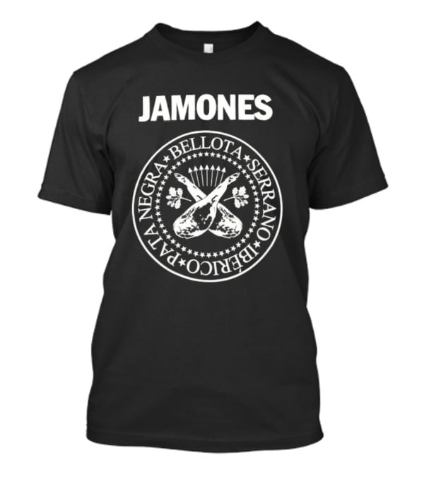 Jamones Bellota Serrano Iberico Pata Negra Emblem T-Shirt