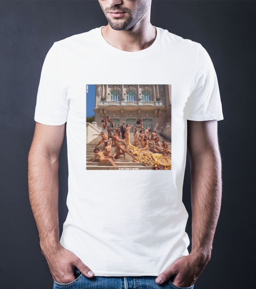 Sofi Tukker Bread Album Cover Art Dripping In Bread On Grand Staircase T-Shirt