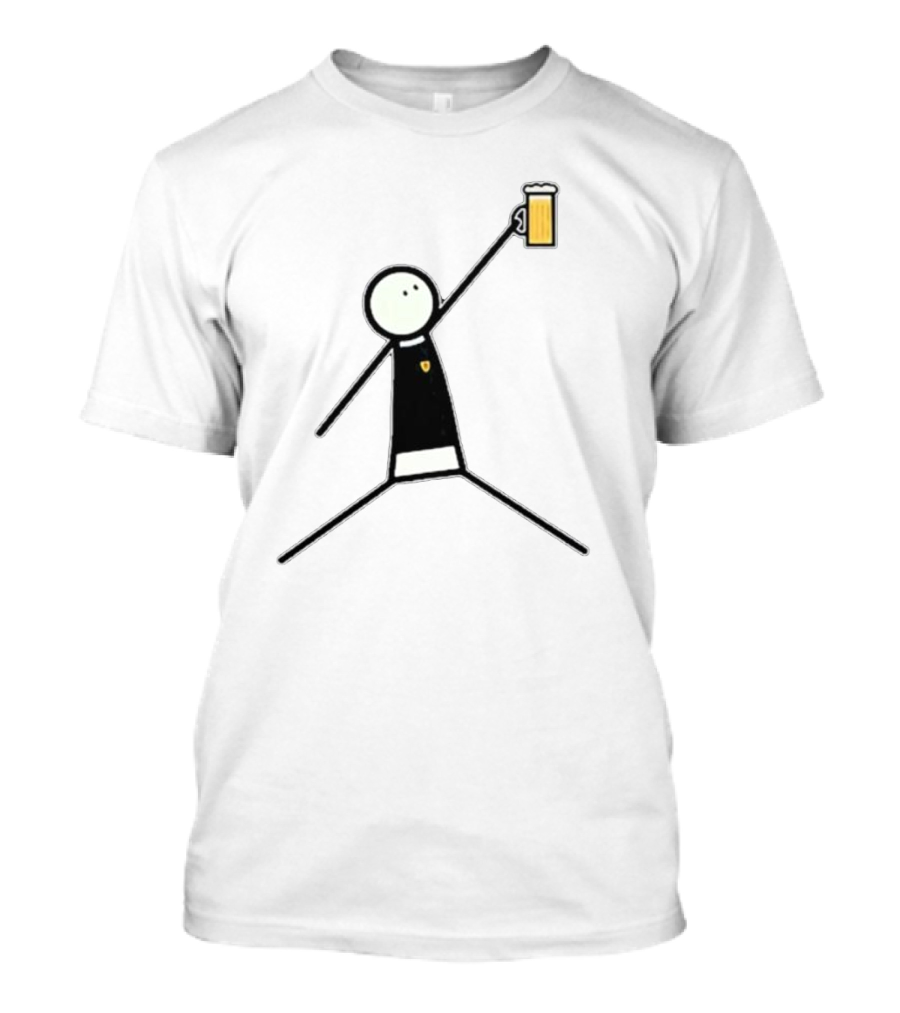 The Schottland Jumpman Stick Figure Beer Icon Scotland T-Shirt