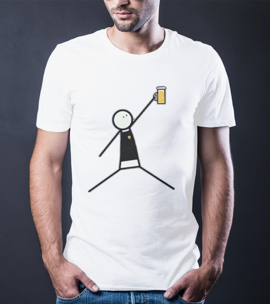 The Schottland Jumpman Stick Figure Beer Icon Scotland T-Shirt