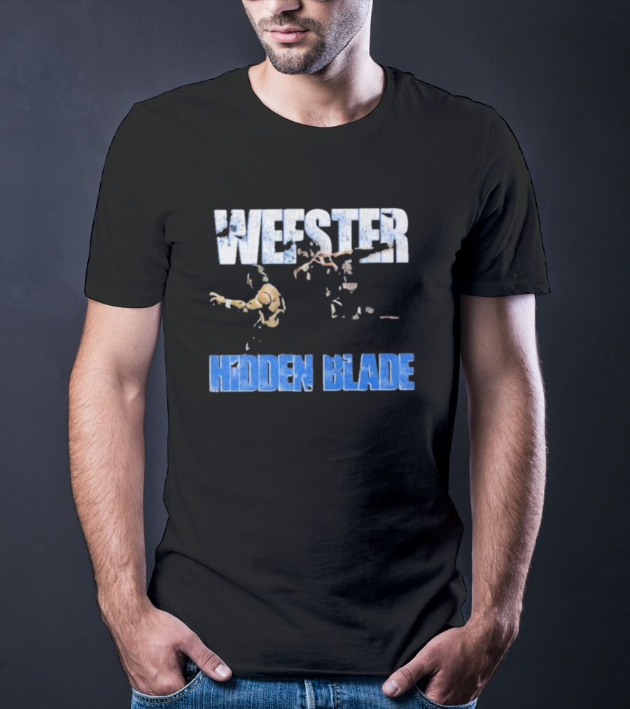 Wefster Hidden Blade Wrestling Action And Combat T-Shirt
