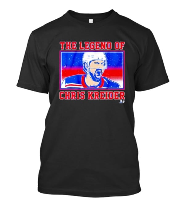 The Legend Of Chris Kreider Hockey Icon Burst T-Shirt