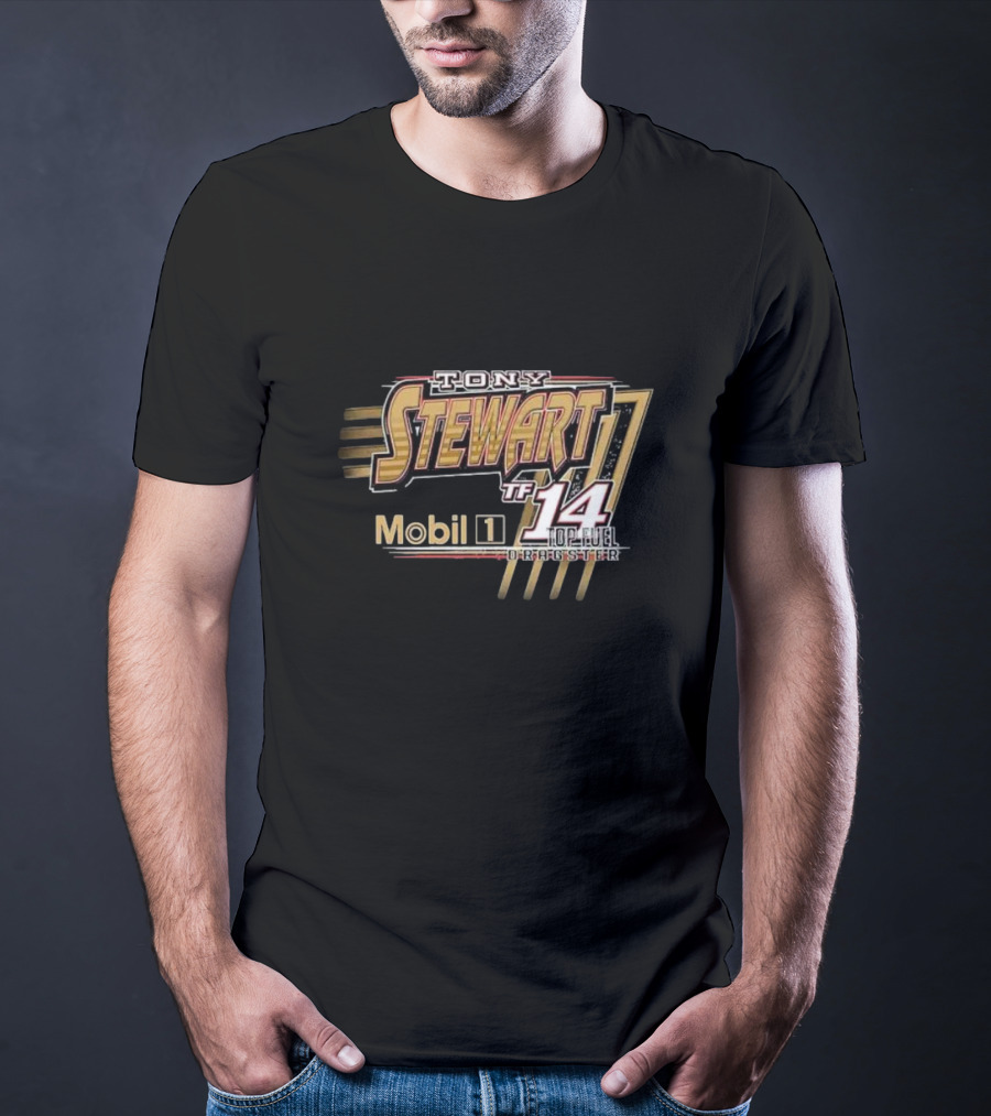 Tony Stewart Mobil 1 TF 14 Top Fuel Dragster T-Shirt