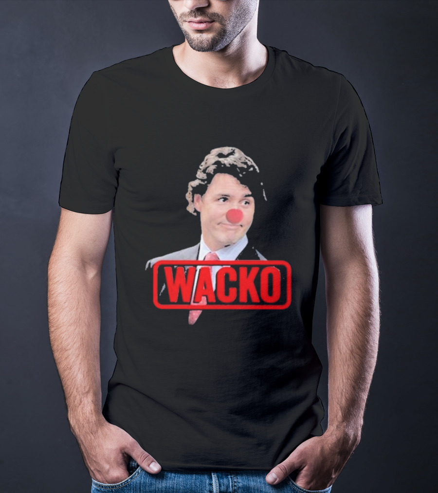 Trudeau Wacko Red Nose Canadian Clown T-Shirt