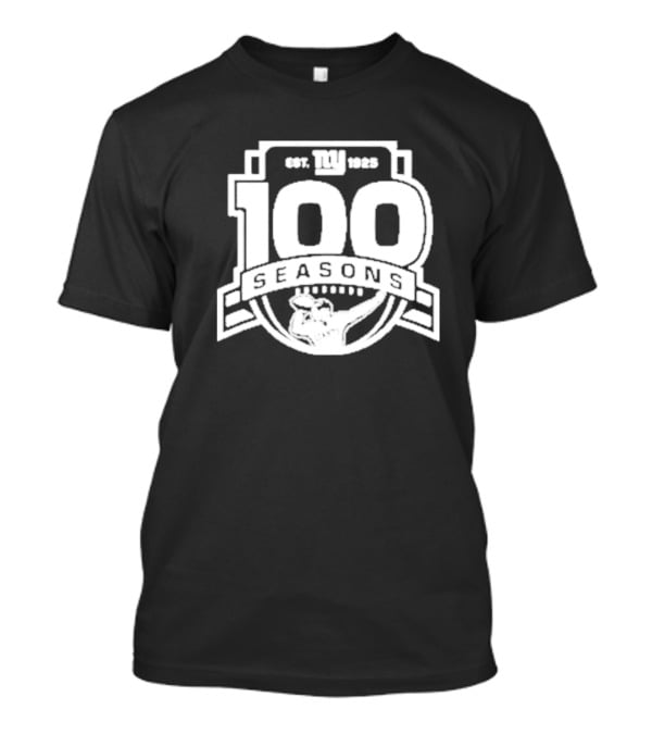 New York Giants Est. 1925 100 Seasons Starter Black T-Shirt