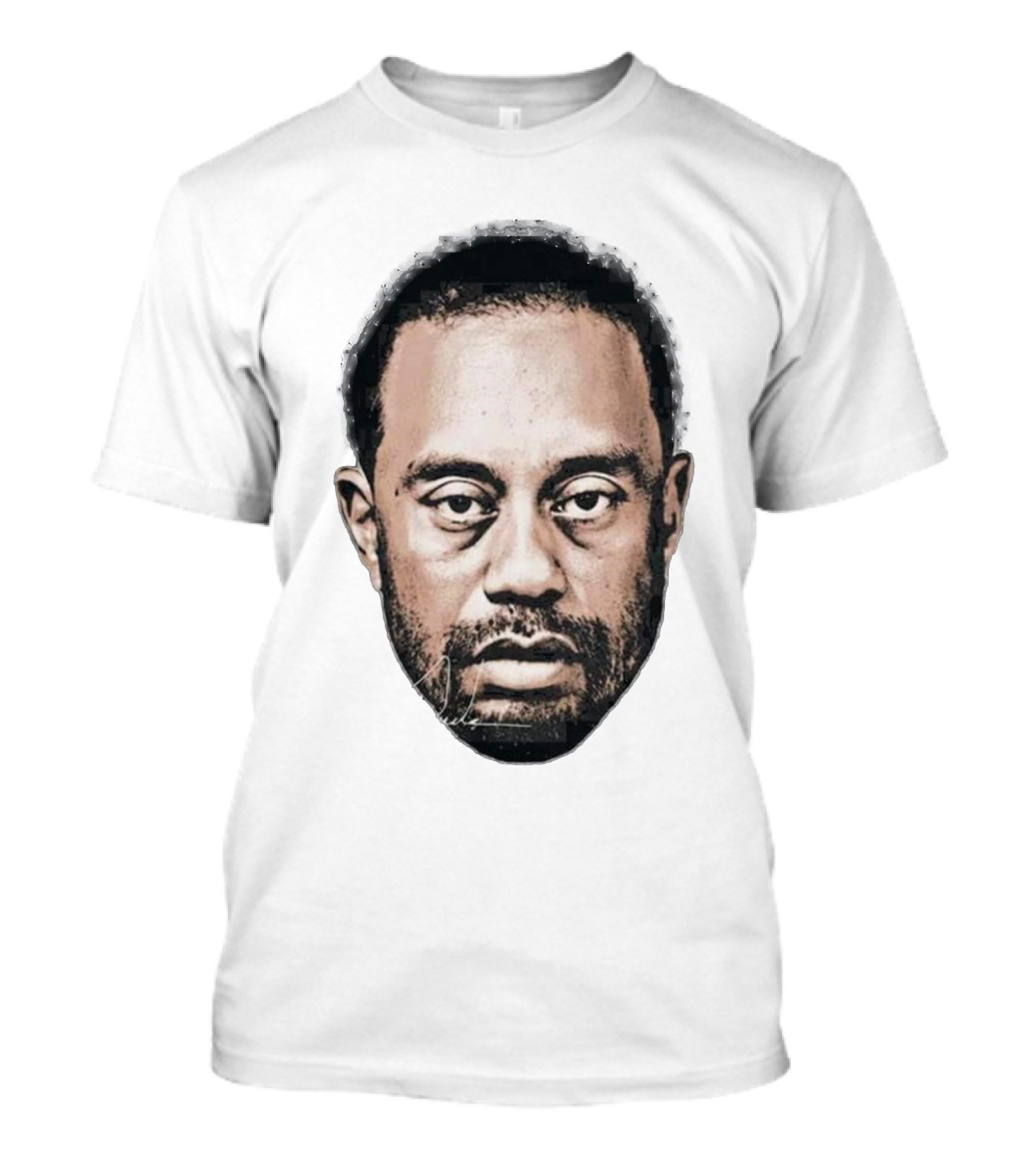 Tiger Woods Face Shot T-Shirt