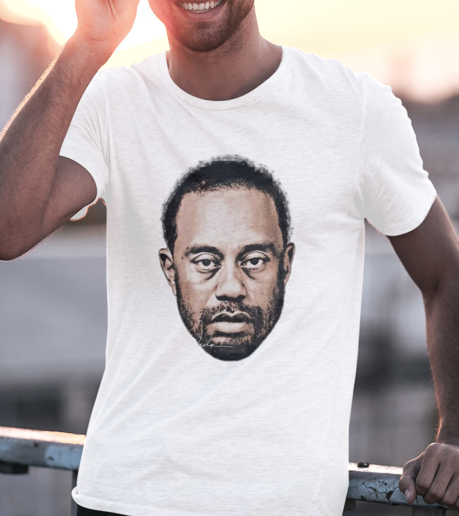 Tiger Woods Face Shot T-Shirt