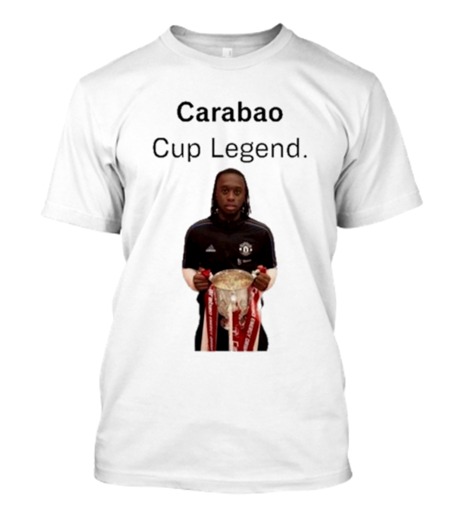 Carabao Cup Legend Football Icon Holding Trophy T-Shirt