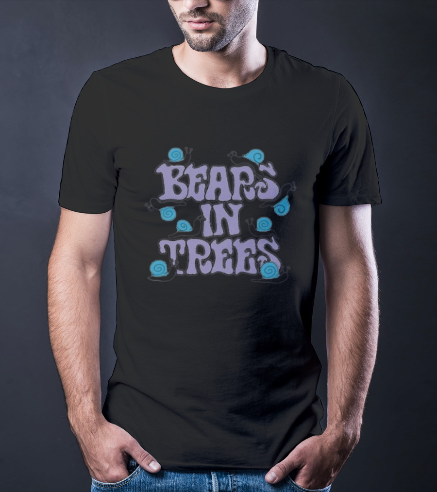 Bears In Trees Snails Psychedelic T-Shirt