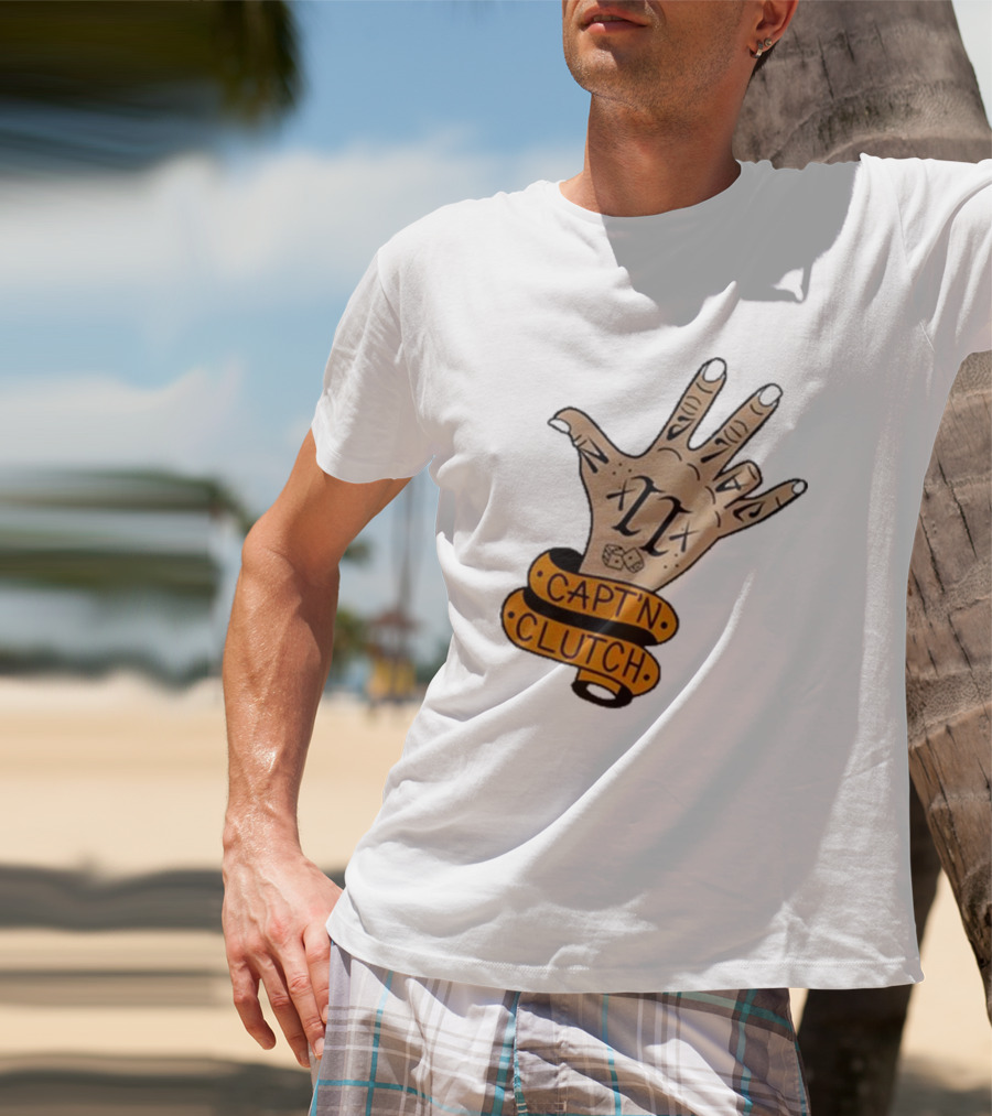 Cap’n Clutch Five Dice Hand Tattoo T-Shirt
