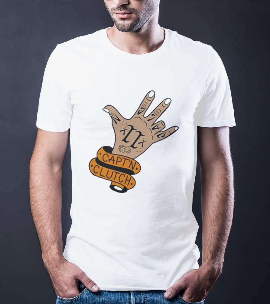 Cap’n Clutch Five Dice Hand Tattoo T-Shirt