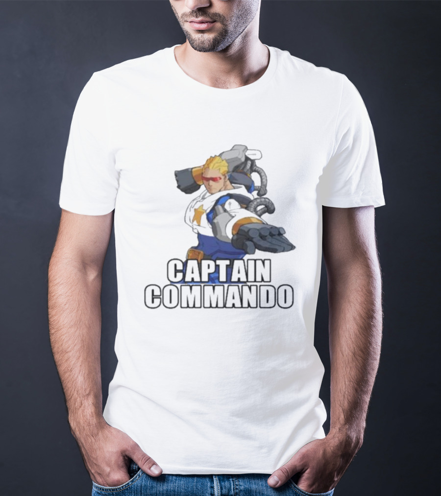 Captain Commando Vintage Character T-Shirt