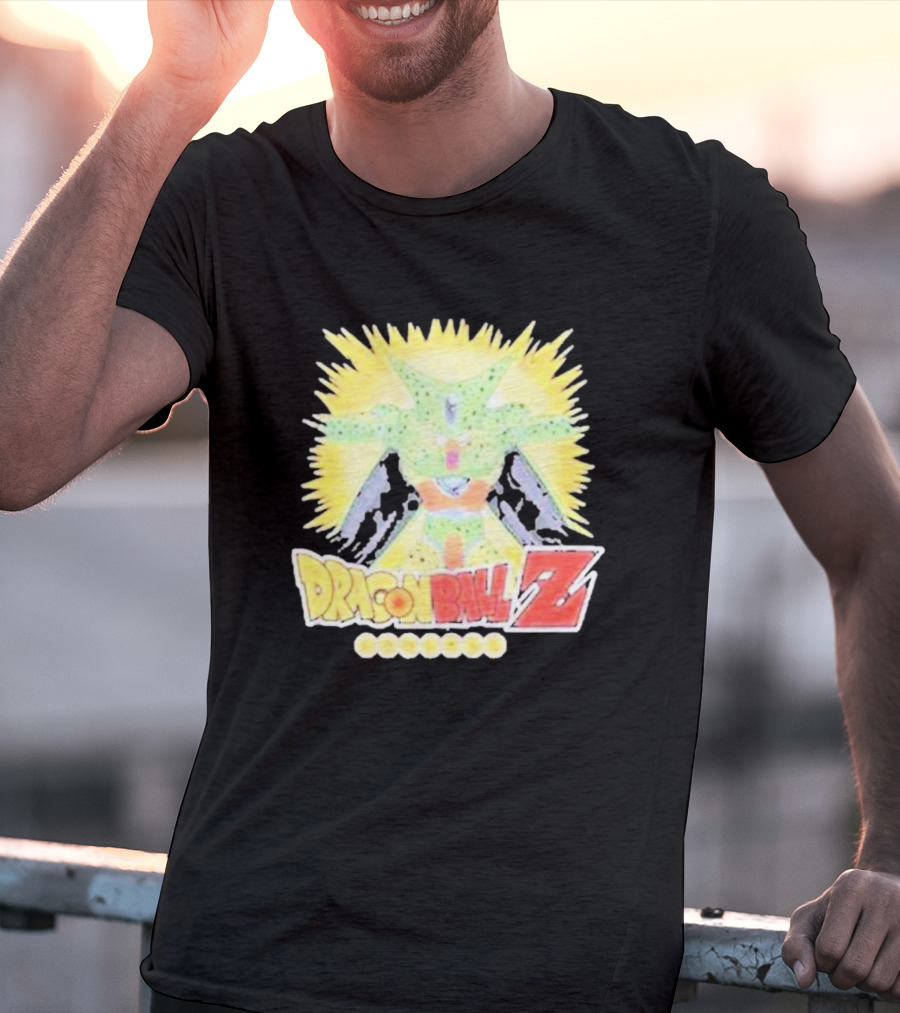 Cell Taiyoken Dragon Ball Z Reflective Power Burst T-Shirt